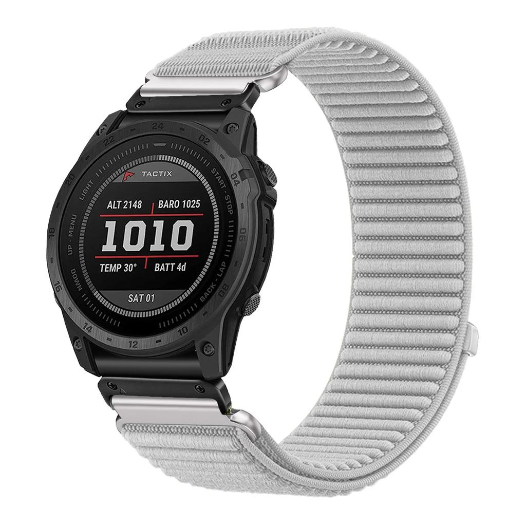 22mm 26mm Nylon Quick Release Loop Strap for Garmin Fenix 8 7X 7XPro Fenix 6X 6 5X 5Plus Tactix7 Forerunner965 955 Enduro 3 Band