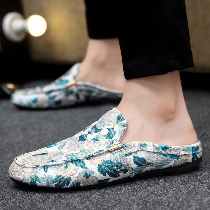 Fashion Mens Loafers Casual Shoes Breathable Summer Sneakers Non Slip Lightweight Walking Shoes Men Comfortable Flats Lazy Shoes