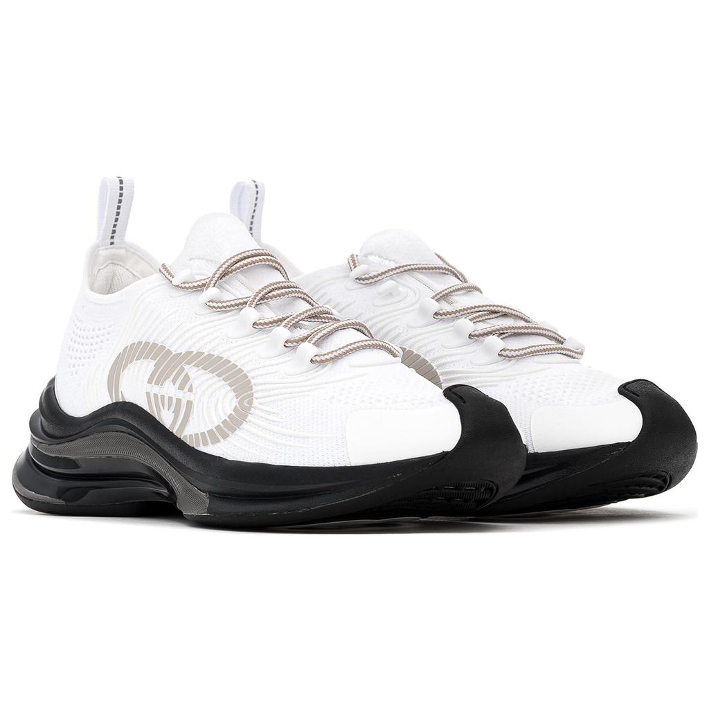 Gucci Run Sneaker 'White Black' 714658 USM10 8475