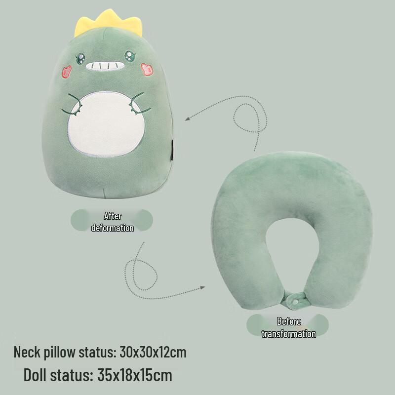 Egg Man Series 2-in-1 U-shaped Neck Pillow & Plush Toy