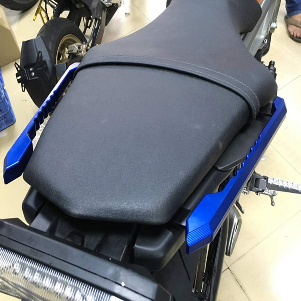 YUANYE Motorcycle Rear Grab Bar Handlebar CNC Aluminum for Yamaha MT-09 FZ-09 2013-2016 (Red)