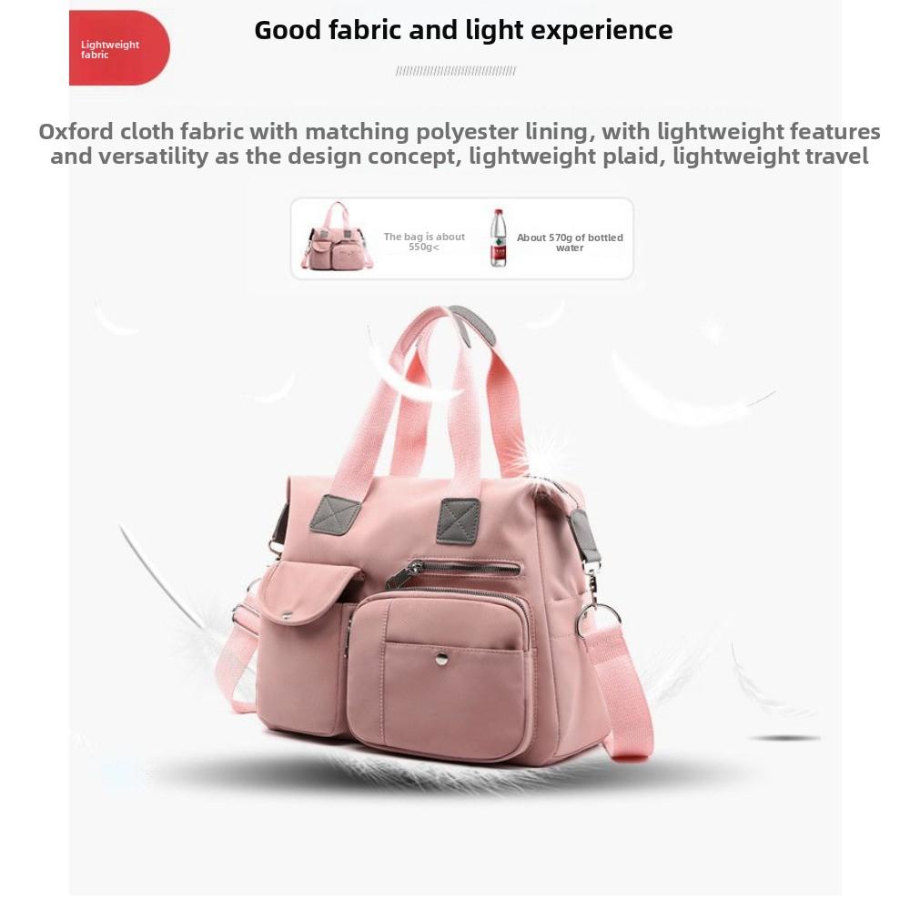 Women's Shoulder Bag, European Beautiful Women's Shoulder Bag, Mommy Bag, Nylon Bag, Portable Large-capacity Travel Bag