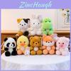 Cartoon Style Plush Keyring With Pp Cotton Filling For Travel And School Bag