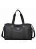 Large Capacity Waterproof Leather Travel Gym Bag for Men and Women