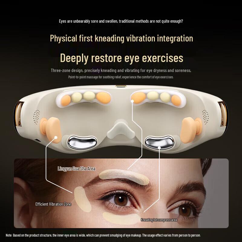 SKG E9 Eye Massager with Heat, Bluetooth, and Music