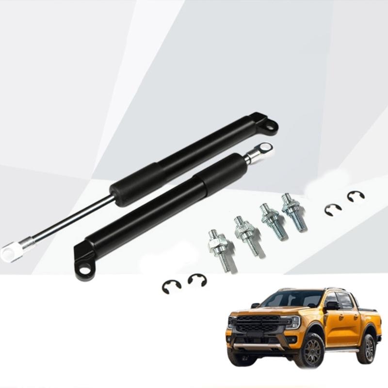 Pack of 2 Stainless Steel Tailgate Lift Assist Damper Suitable for RangerT9 XL XLT Wildtrak 2022-2023 Quick Installation
