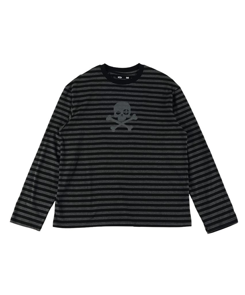 Ialtial Skull Ls T-Shirt Stripe