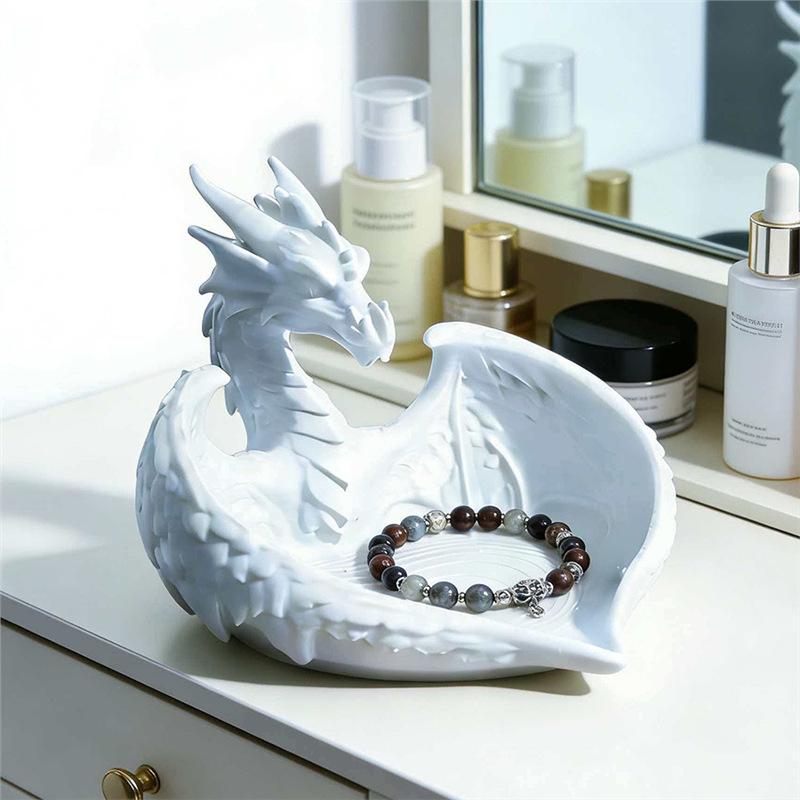 Minimalist Dragon Shape Jewelry Storage Tray Ins Mini Key Tray Simple Elegant Bracelets Organizer Room Decor