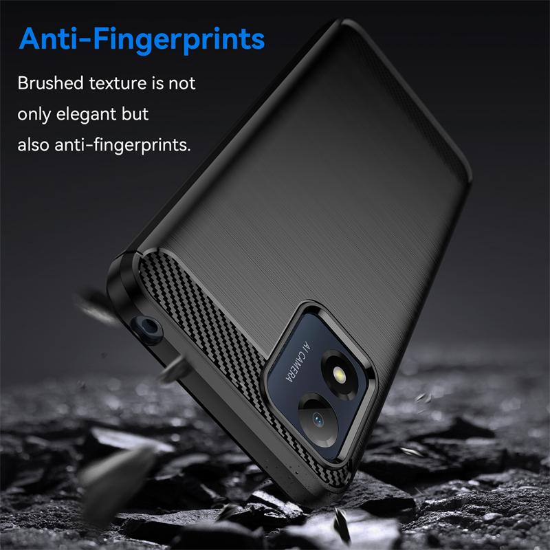 For Motorola Moto E13 Case Silicone Carbon Fiber Back Cover For Moto E13 E32 E22i E20 G13 G23 G53 G32 G72 Case For Moto E13 Case
