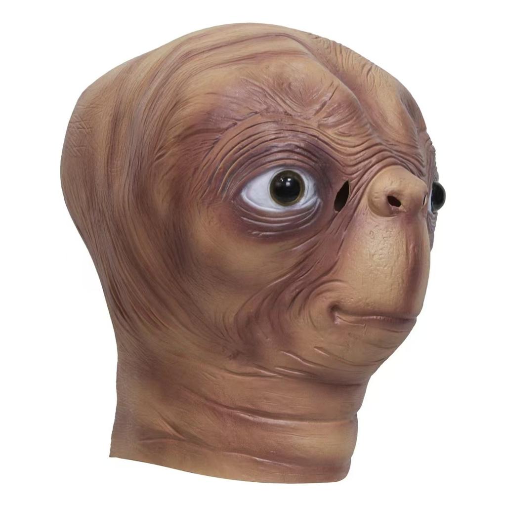Außerirdische Latexmaske Vollgesicht Beliebtes Halloween-Artikel UFO Horror Kopfbedeckung