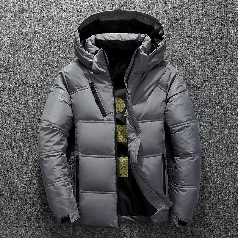 Men s Winter Hooded Casual Jacket - Slim Fit, Thick, Warm Korean Style Extra Extra Extra Large