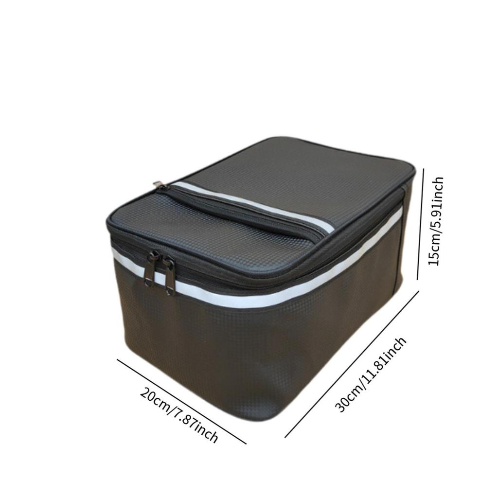 Waterproof Bicycle Rear Rack Bag Mountain Bike Multipurpose Pannier Trunk Large Capacity Storage for Outdoor Touring Commuting