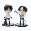 Unique Attack On Titan Eren And Levi Pvc Figures 10cm Gashapon Toys For Stylish Home And Car Decoration
