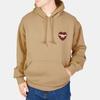 Carhartt WIP Solid Color Hoodie With Heart Pattern Letter Print Long Sleeve Sweatshirt Men Sweatshirt Brown I032168-07E-XX