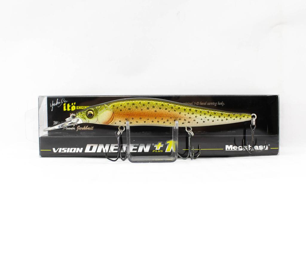 Megabass Vision 110 Oneten 1 Fuß Suspend Lure GLX Rainbow (0586)