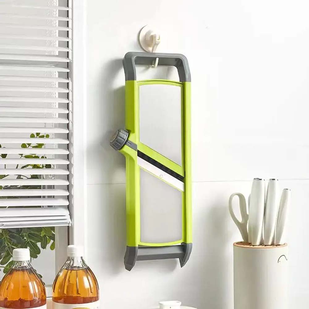 1 Stück Kunststoff Edelstahl Klinge Kartoffelschneider, Multifunktionale Frei Wechselbare Klingen, Ideales Obst- und Gemüsewerkzeug