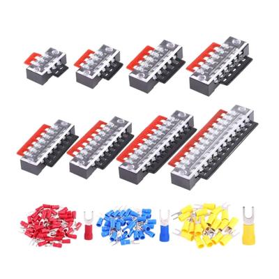 124pcs Easyly Install Screw Terminals Block 600V 15A Insulated for Quick Wiring by DIYers and Professional