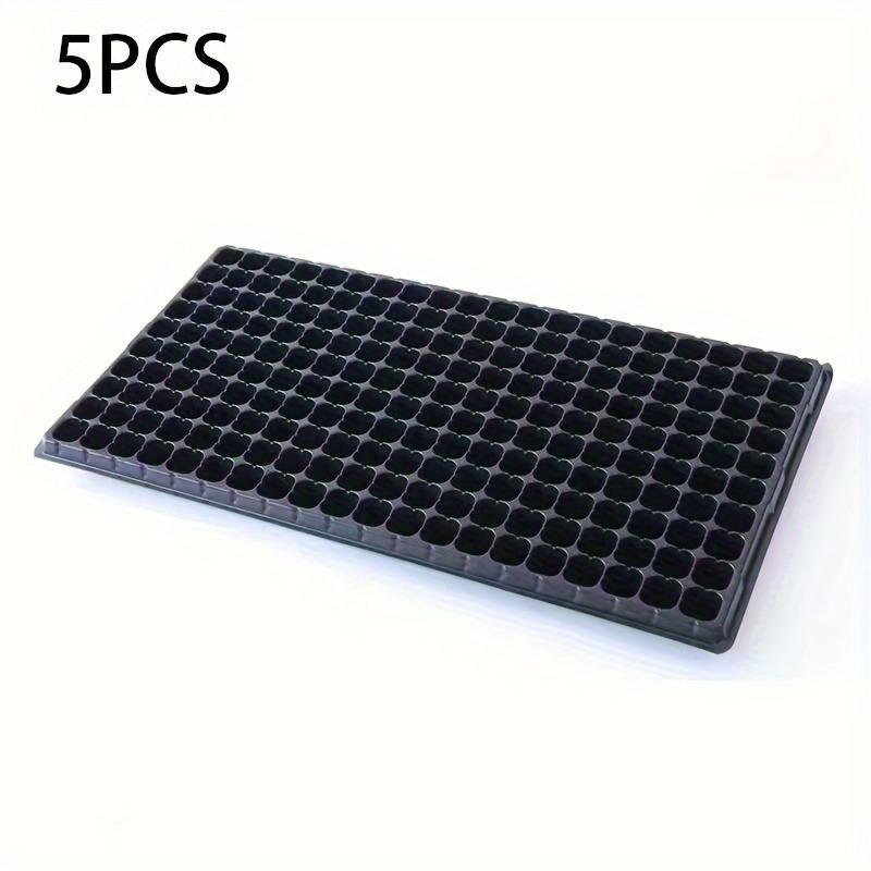 5 шт./комплект Пластиковый лоток для рассады для теплицы для деревьев/овощей Проращивание Посадка Многоразовый лоток для рассады С чёрный