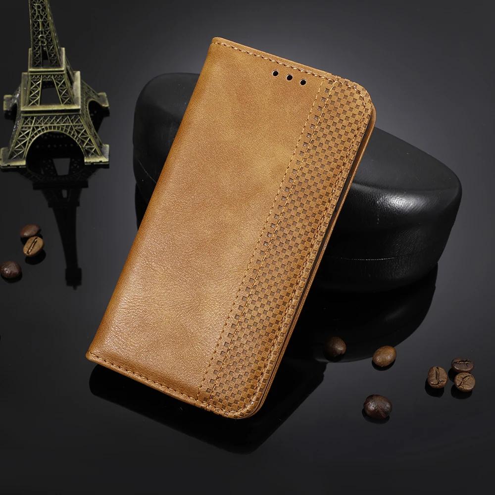 For Realme GT 7T 7 T Lær Retro Bok Flip-deksel for Realme GT7 6T NEO 7X 6SE C71 Magnetisk Lommebok Kortholder Telefonvesker Etui Skall