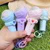 Kids Microphone Keychain Shape Recorder Pendant Reusable Recording Function Compactly Keyring Design Safe ABS Gift Item