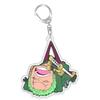 for OPTCG Card Keychain Luffy Chopper Jinbe Backpack Pendant Anime Game Fans Gift Recycled Acrylic Decoration Rare Card Toy