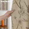 1PC NAPEARL 70-80% Schattierung Französisch Retro Romantische Gedruckt Blackout Vorhang Für Schlafzimmer Wohnzimmer Wohnkultur