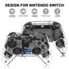 Manette de jeu - Bluetooth sans fil pour Nintendo Switch Pro/Lite - Compatible PC/Android - Anti-interférence - Noir