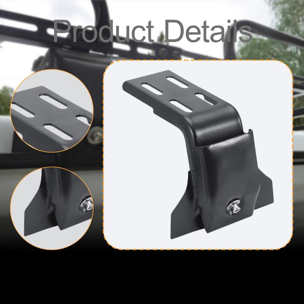 Car Gutter Mount Roof Rack Bracket Adjustable Versatile Easily Install Heavy Duty