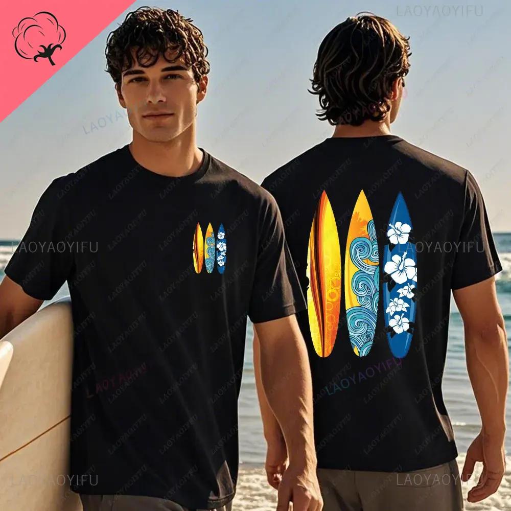 Hawaiian Traditions North Shore Hawaii Surfing Men Women White High Qulaty Cotton Tshirt Comfortable Beachstyle Surf Tee Tops
