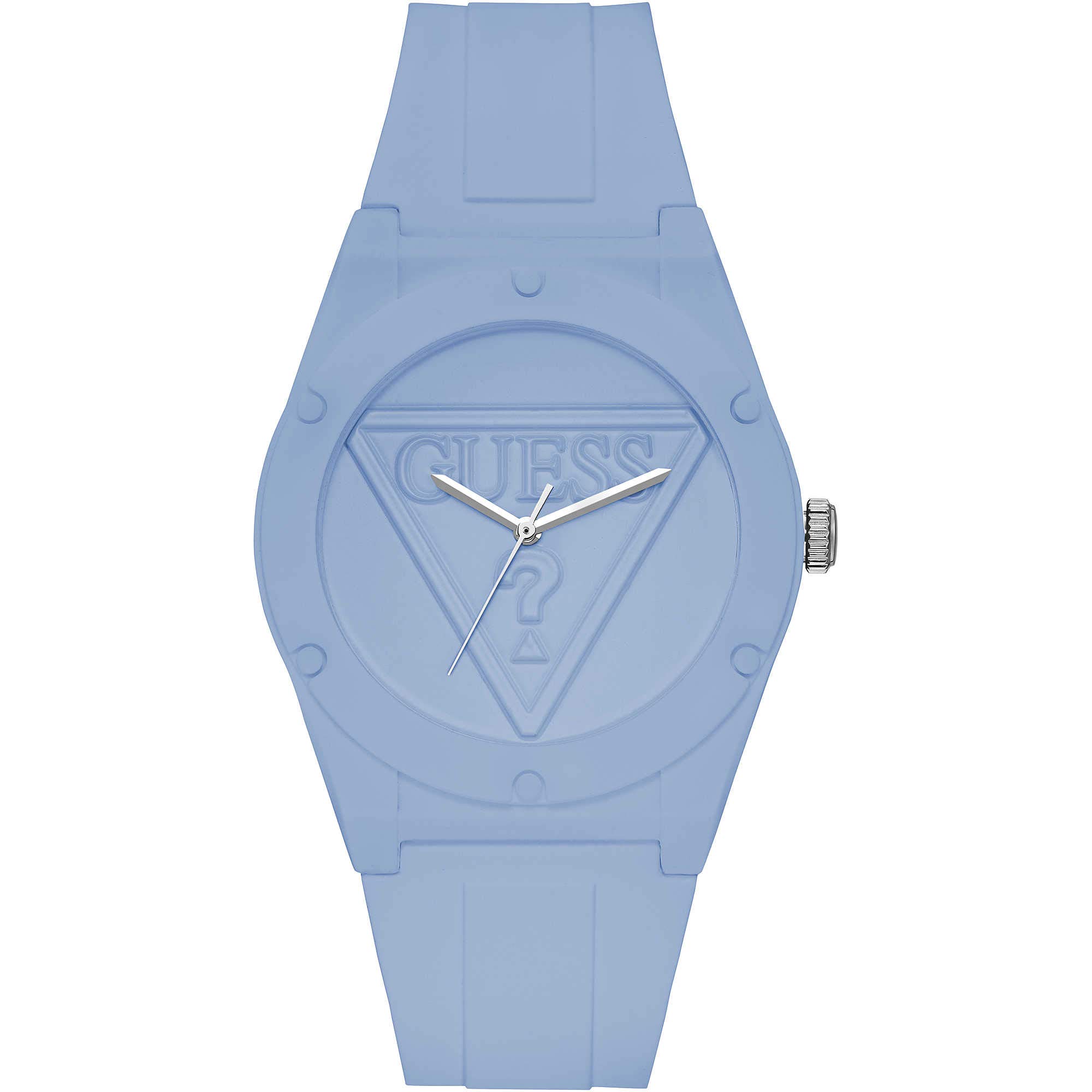 

Guess Iconic U0979L6 Blue Silicone Japanese Quartz Fashion Watch Women s синий