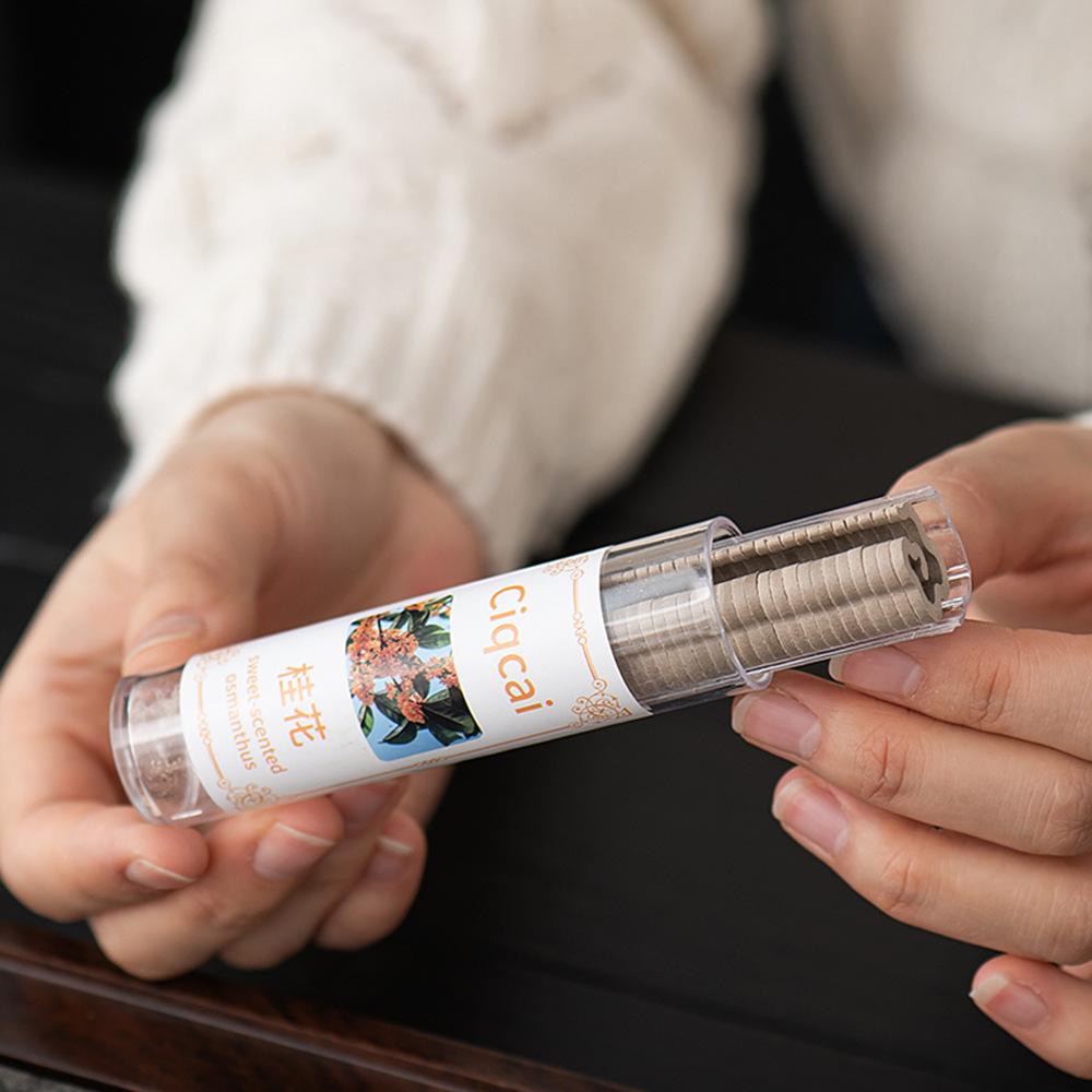 Special Shape 42pcs/tube Incense, Natural Jasmine Lavender Sandalwood Mini Incense for Yoga Meditation, Reed Diffuser Fragrance