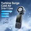 3-in-1 Portable Cooling Fan 16,000 RPM 100-Speed Touch Control & LED Display Turbo Cooling Fan