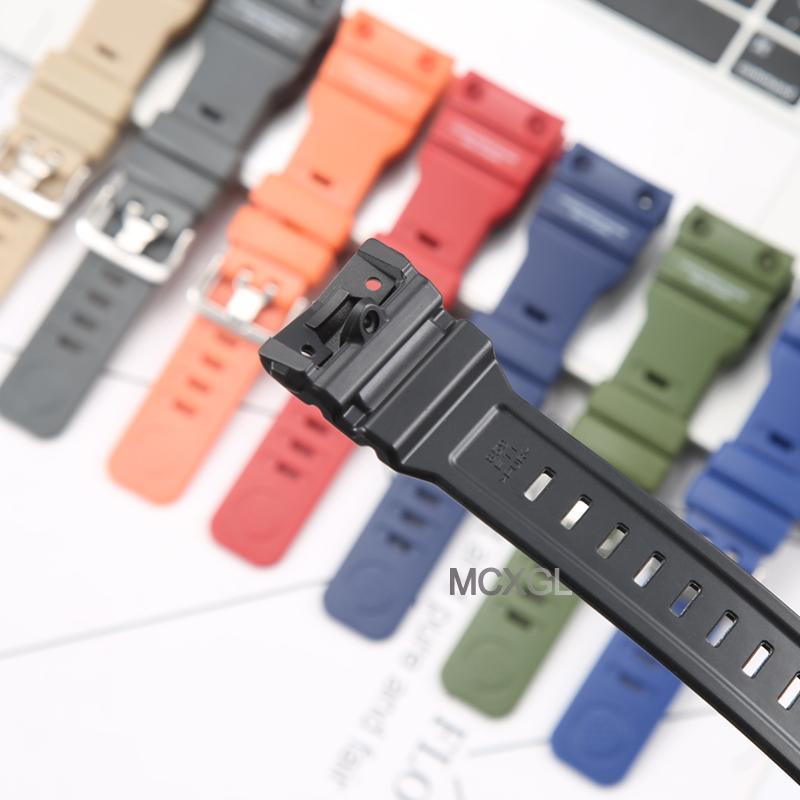 Resin Watch Strap Suitable for Casio GN-1000 Gn-1000 Watch Band Waterproof Replacemnet Bracelet