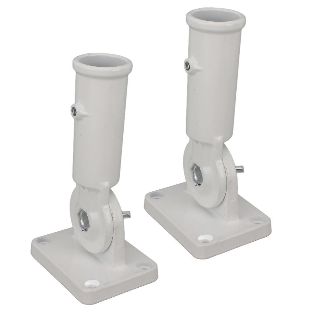 2pcs Easy Install Flag Pole Holder Multi Position Flagpole Bracket Flag Pole Mount Outdoor