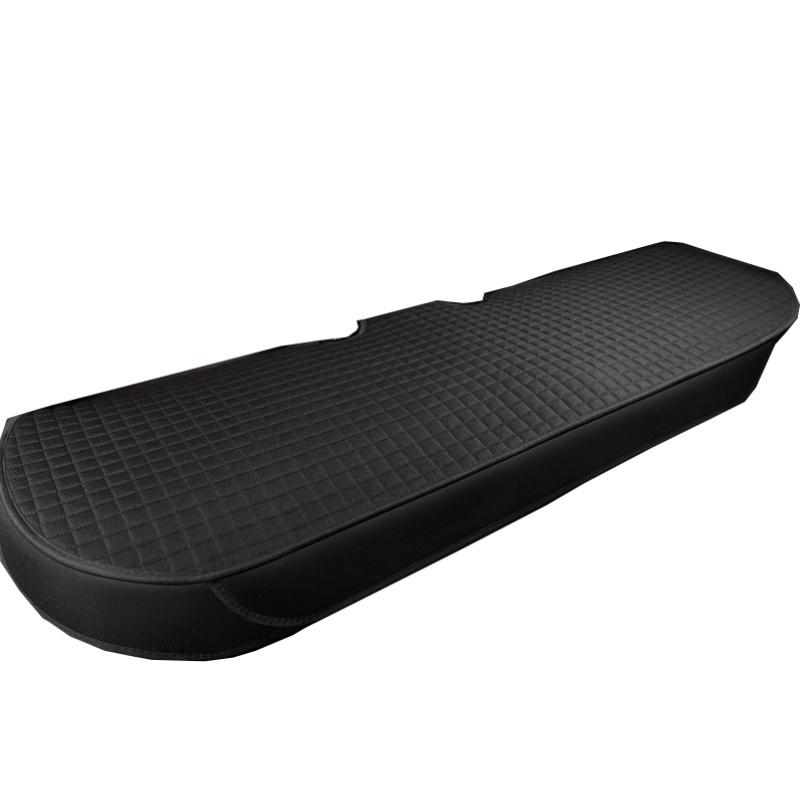 Car Seat Covers Universal Flax Front Rear Breathable Linen Cushion Anti Slip Auto Seat Protector Mat Pad Four Seasons
