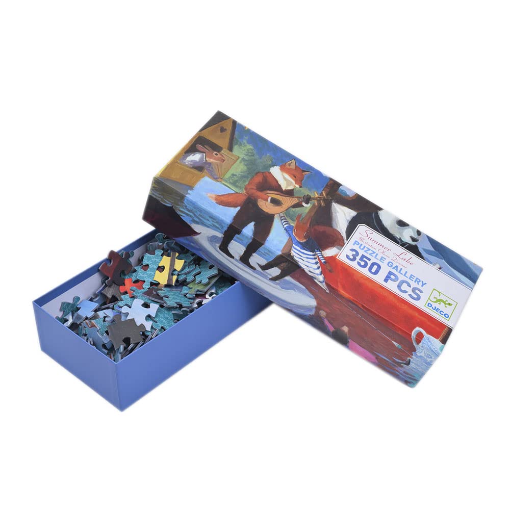 350-Piece Landscape Jigsaw Puzzle for Kids, Ages 7 and Up, Elementary School Students, Stylish Nordic Design, Educational Toy, Perfect Gift for