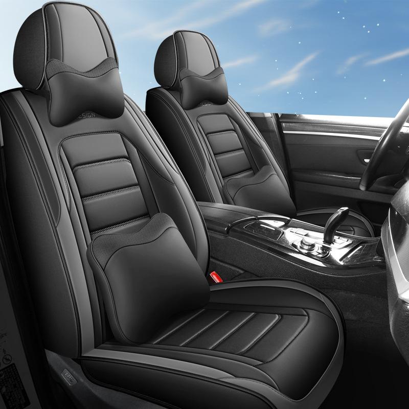 1PC Car Breathable PU Leather Car Seat Cover Fit Most Vehicles Car Front Seat Cover Car Seat Protector Seat Covers