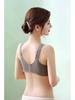 Women's Lace Full-Cup Wirefree Bra – Supportive, Breathable, Anti-Sag, Plus Size, Beautiful Back Design