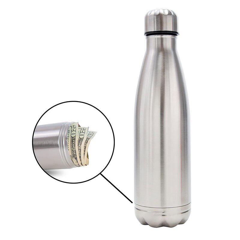Large Capacity Hidden Storage Water Bottle - Insulated, Safe Family Organizer