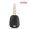 KEYYOU 10PCS Transponder Car Key Shell Fob For Peugeot 106 107 307 207 306 406 For Citroen C2 C3 C4 VA2/Hu83/SX9/Ne73 Blade