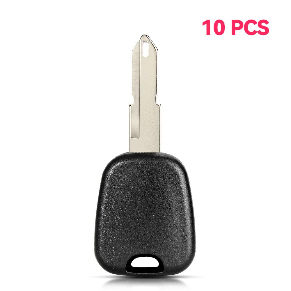 KEYYOU 10PCS Transponder Car Key Shell Fob For Peugeot 106 107 307 207 306 406 For Citroen C2 C3 C4 VA2/Hu83/SX9/Ne73 Blade
