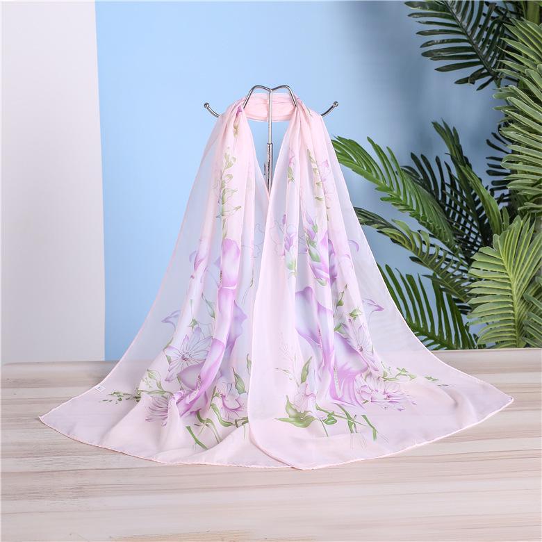 Magpie Spring Chiffon Scarf: Lightweight Ladies' Shawl, Perfect for Spring/Summer Sunscreen Wear