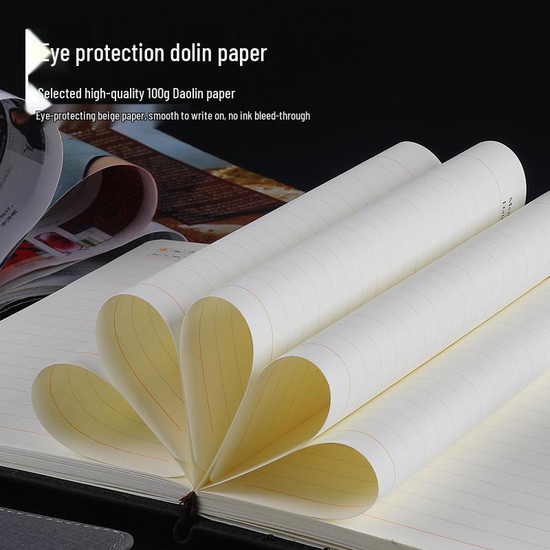 Custom Vintage Soft Leather Notebook with Buckle - A5/B5 Business Meeting Record Book with Logo Printing