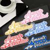 1pc New Original  Amante De La Velocidad Car Stickers for Car Windows Trunk Motorcycle Fairings Scooters Waterproof Vinyl Decals