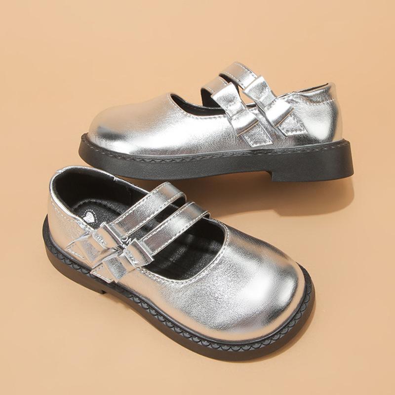 

Girls shoes Children s princess shoes 2025 new spring and autumn models Girls soft-soled autumn performance black leather shoes 26-30 yards FCL shot 50 pairs