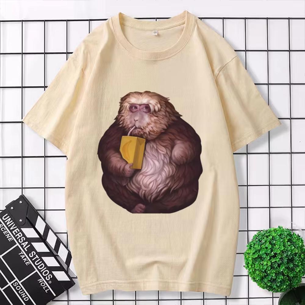

Funny Zoon XingXing Monkey Graphic Print T Shirts Summer Cotton Short Sleeve T Shirt Mens ONeck Clothes Cool Tshirt Oversized 3XL