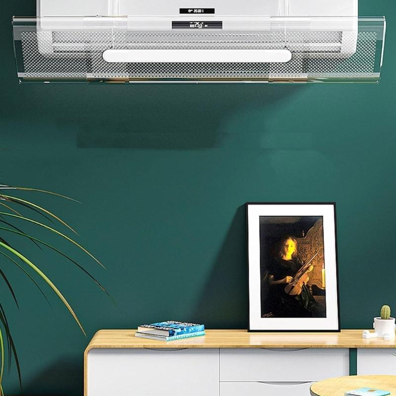 Air Conditioning Baffle Child Safe Cold Air Guards Shield Antistraight Blowing for Wall Mounted Air Conditioner Units