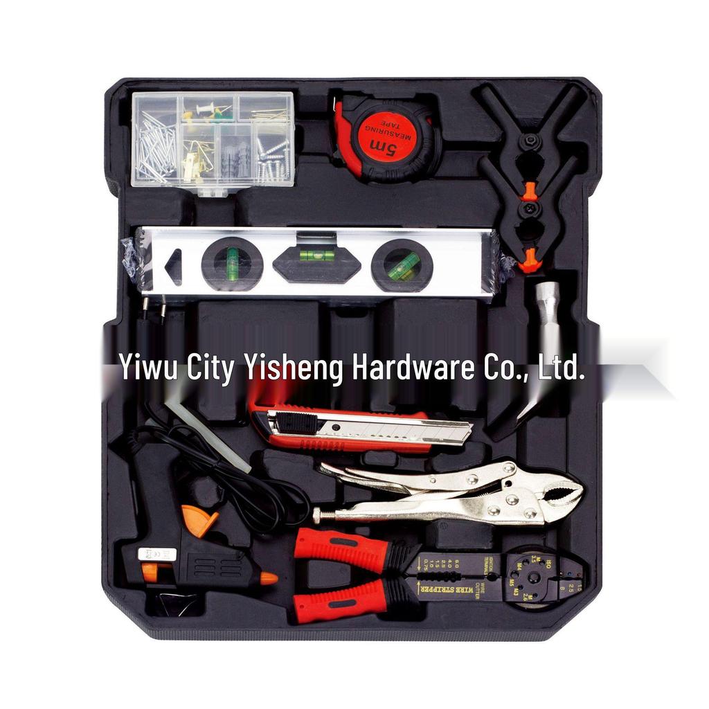 Multifunctional Aluminum Ratchet Wrench Set with 187-10 Box Sockets, Fly Hardware Tools, Large, Medium, Small.