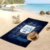 Preston North End Personalizuotas Spausdintas Paplūdimio Rankšluostis Futbolo Logotipas Palaikymas Individualus Vardas Tekstas Sugeriantis Rankšluostis Sportui Kelionėms Speciali Dovana