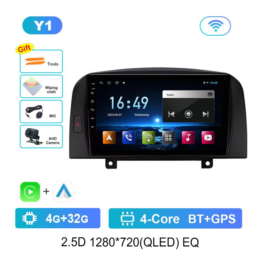 Car Radio Multimedia Player Android System for Hyundai SONATA NF 2004 - 2008 GPS Navi 4G WiFi Bluetooth Touch Screen DSP Stereo